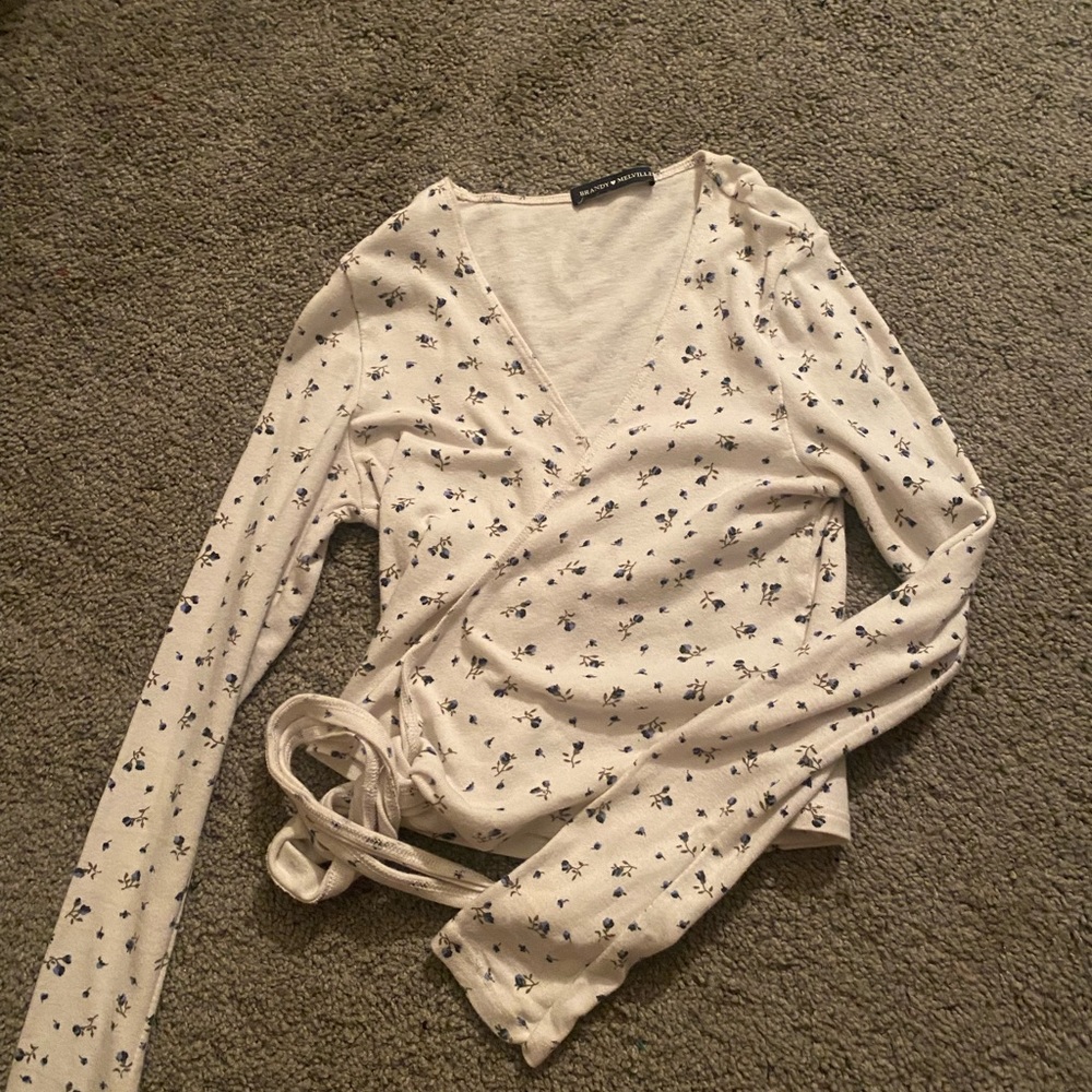 brandy wrap top